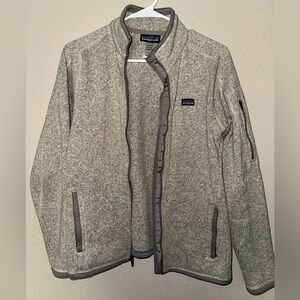 Patagonia Womens Better Sweater Birch White (Grey color)